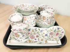 Twenty six pieces of Minton Haddon Hall tea china.