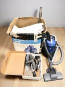 A Vax carpet washer and a Hoover vacuum cleaner