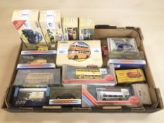 A collection of mainly boxed die cast vehicles including Corgi Classics, Dinky,