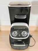 A Tower air fryer and a pedal bin.