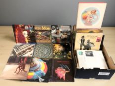 Vinyl LP records to include Electric Light Orchestra, Black Sabbath, The Beatles, Depeche Mode,