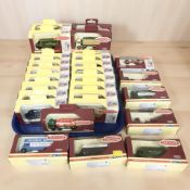 A collection of Corgi Trackside boxed die cast vans, wagons, etc.