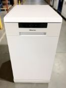 A Hi-Sense dishwasher.