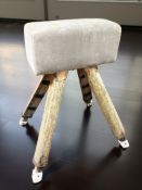 A vintage pommel horse, height 105 cm.