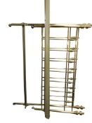 A Victorian style brass 4'6