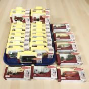 A collection of Corgi Trackside boxed die cast vans, wagons, etc.