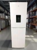 A Logik fridge freezer with water dispenser.