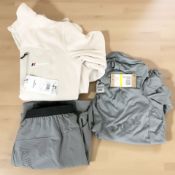 A Berghaus Urbism fleece, size S, a Nike Air Max perforated shirt in grey size S,