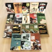 A collection of Ian Fleming James Bond novels, published by Pan Books,
