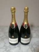 Two 750 ml bottles of Bollinger Special Cuvee Brut Champagne