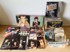 Vinyl LP records and 7