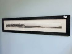 John Whitehouse : A panoramic view of Tynemouth, photographic print, 8 cm x 94 cm.