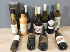 Thirteen various bottles of alcohol including Chateau de la Chartreuse, Samos, Vila Mor, etc.