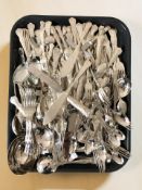 A large quantity of Sheffield Silversmith Company EPNS king's pattern cutlery.