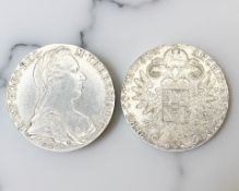 An Austrian Maria Theresa silver Thaler 1780