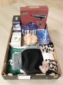 A quantity of household electricals and sundries,