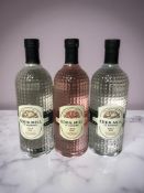 Two 70 cl bottles of Eden Mill St Andrews Golf Gin and a further bottle of Love Gin (3)
