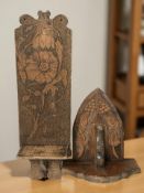 Two poker work wall brackets,