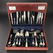 A Viners one hundred and fourteen piece canteen of silver plated cutlery.