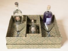 A bottle of Violetta Violet gin, 50cl, bottle of Daffy's martini, 50cl,