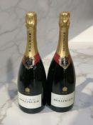 Two 750 ml bottles of Bollinger Special Cuvee Brut Champagne