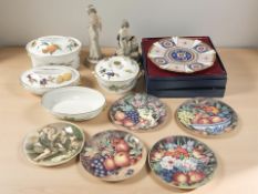 A group of Royal Worcester Evesham porcelain lidded tureens,