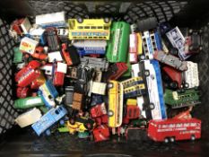 Unboxed die cast buses and other vehicles including Days Gone, Corgi, etc.