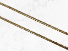 A 9ct yellow gold necklace, length 61 cm CONDITION REPORT: 22.