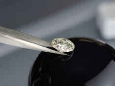 A certificated loose diamond, 2.