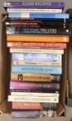 Twenty One Books all relating to Architecture : Frank Lloyd Wright, Terry Farrell, Dean Hawkes,