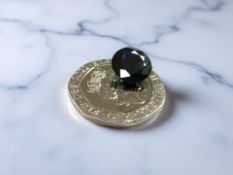 A loose round Australian sapphire, 4.76ct.