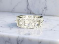 An 18ct white gold diamond eternity ring, size Q CONDITION REPORT: 13g.