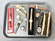 A group of watches including lady's and gent's examples, vintage watch etc.
