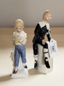 A Royal Doulton figure 'Little Lord Fauntleroy' HN2972, and a further figure 'Tom' HN2864.