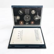 A United Kingdom 1993 proof coin collection set, with certificate of authenticity.