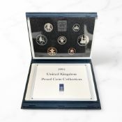 A United Kingdom 1991 proof coin collection set, with certificate of authenticity.