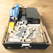 A Prestinox projector, bulbs, slides, etc.