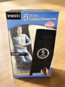 A Homedics massage mat in box.