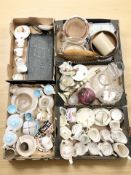 A large quantity of tea and dinner wares, illuminated sign, glass wares, etc.