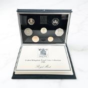 A United Kingdom 1985 proof coin collection set, with certificate of authenticity.
