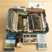 Assorted volumes, some relating to Northumberland, audio books, etc.