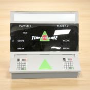 An electronic snooker scoreboard, width 80 cm.