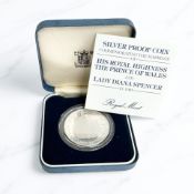 A Royal Mint silver proof crown commemorating the marriage of His Royal Highness The Prince of