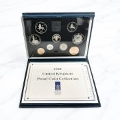 A United Kingdom 1992 proof coin collection set, with certificate of authenticity.