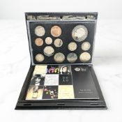 A boxed Royal Mint 2010 United Kingdom proof coin collection set, with certificate of authenticity.