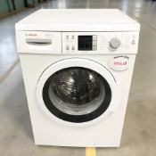 A Bosch washing machine.