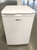 A Beko under bench fridge.