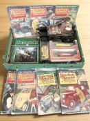 A group of Practical Motorist publications, boxed die cast cars,