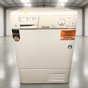 A Hotpoint 7kg condenser dryer.