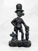 A cast iron 'Ally Sloper' doorstop, height 25 cm.